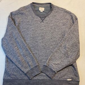 Weatherproof Vintage Men's Heather Blue Long Sleeve Crew Neck Sweatshirt Size XL